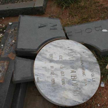 BOTHMA Japie 1916-1993