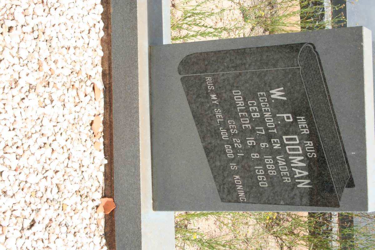 DOMAN W.P. 1888-1960