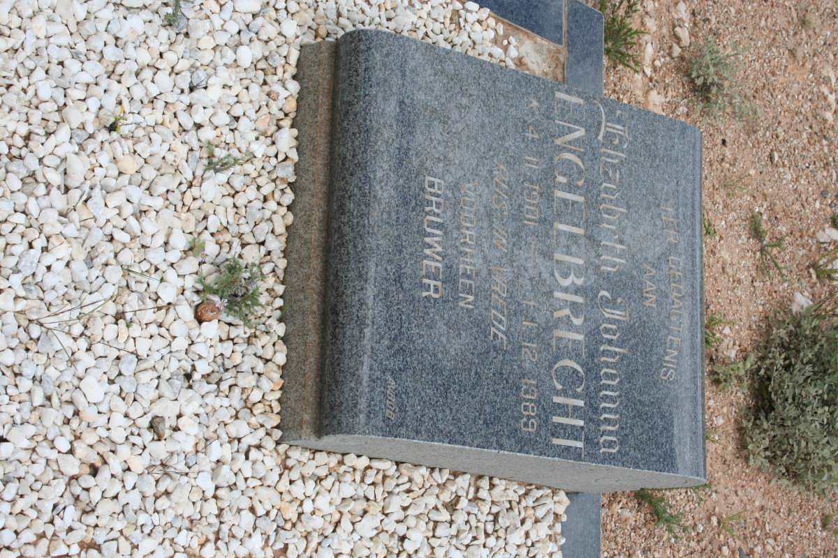 ENGELBRECHT Elizabeth Johanna nee BRUWER 1901-1989
