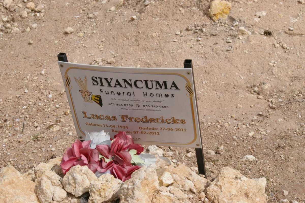 FREDERICKS Lucas 1934-2012