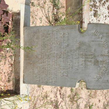 HARMSE Hester Magerieta 1897-1936