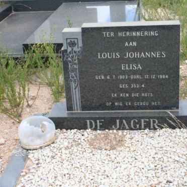 JAGER Louis Johannes Elisa, de 1903-1984
