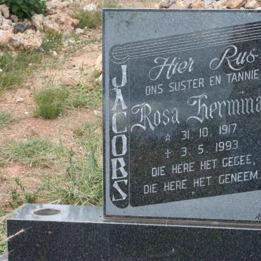 JACOBS Rosa Hermien 1917-1993