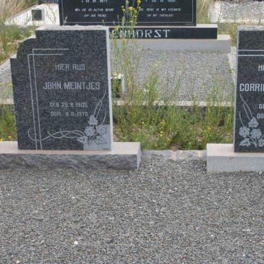 MEINTJES John 1905-1970 &amp; Corrie 1907-1992
