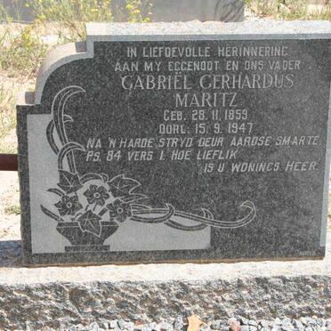 MARITZ Gabriel Gerhardus 1859-1947