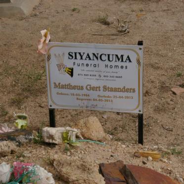 STAANDERS Mattheus Gert 1984-2013