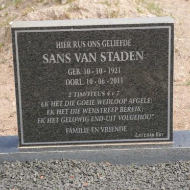 STADEN Sans, van 1921-2011