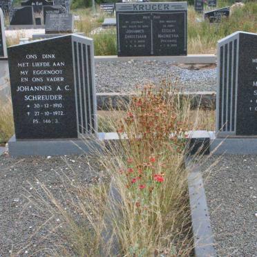 SCHREUDER Johannes A.C. 1910-1972 &amp; Matilda M. 1914-1999