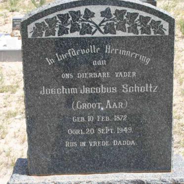 SCHOLTZ Joachim Jacobus 1872-1949