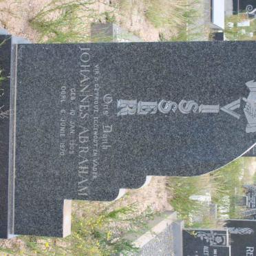 VISSER Johannes Abraham 1909-1970