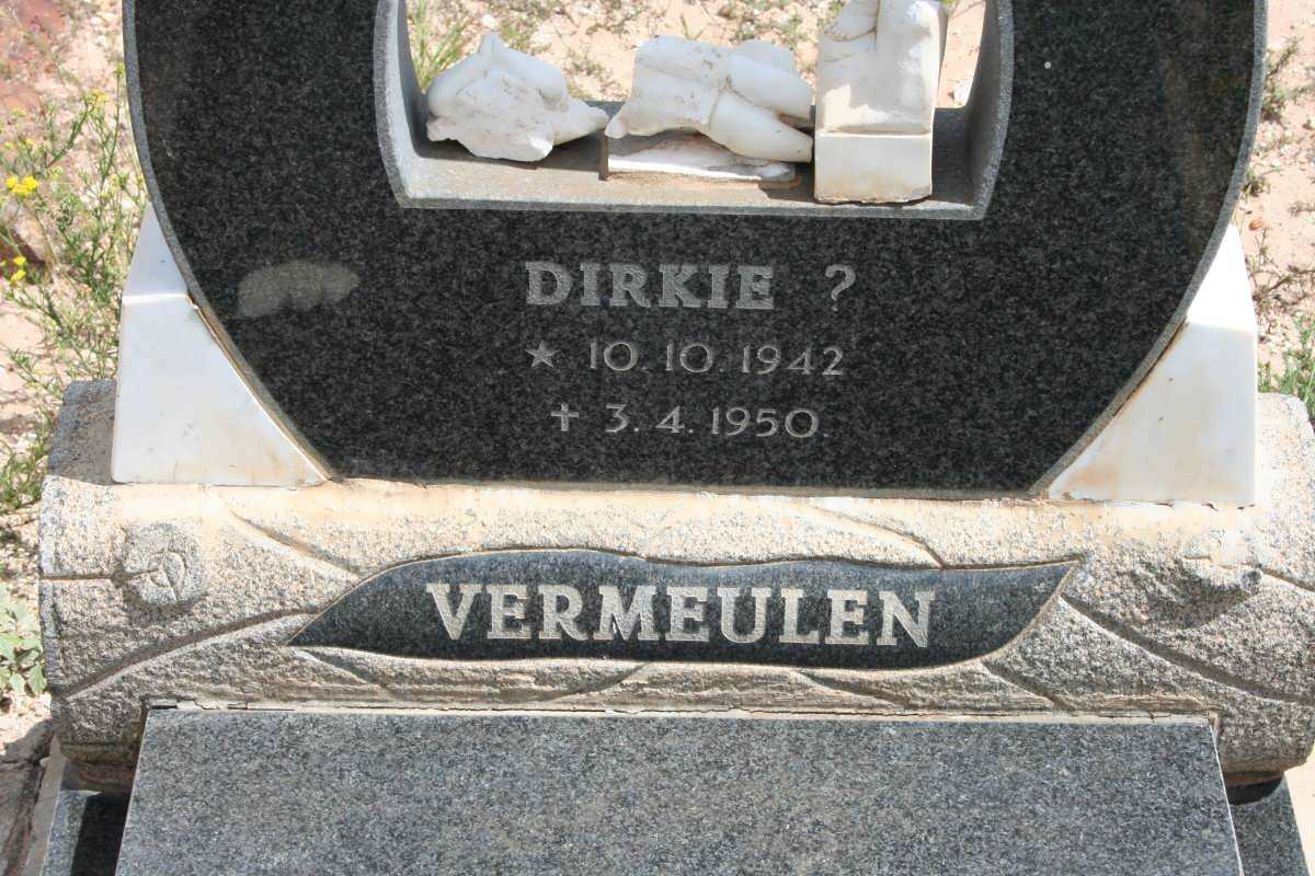 VERMEULEN Dirkie ? 1942-1950
