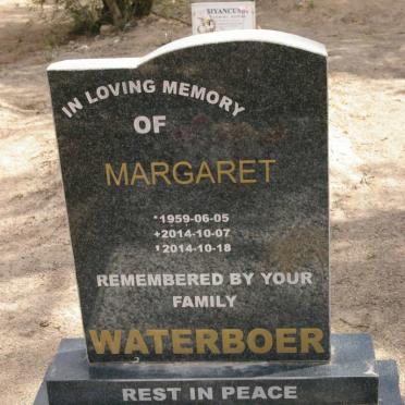 WATERBOER Margaret 1959-2014