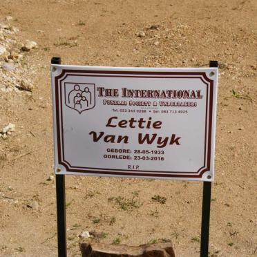 WYK Lettie, van 1933-2016