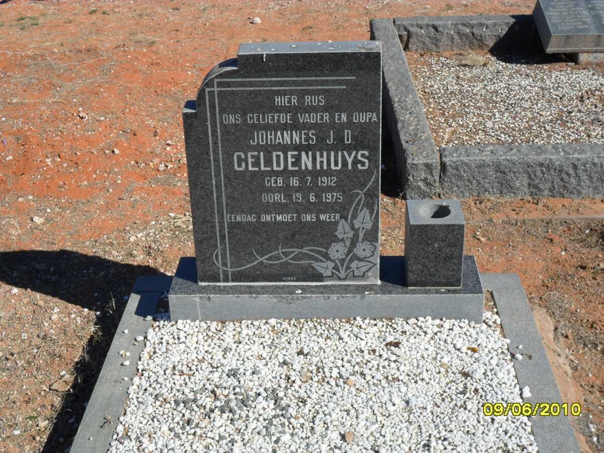 GELDENHUYS Johannes J.D. 1912-1975