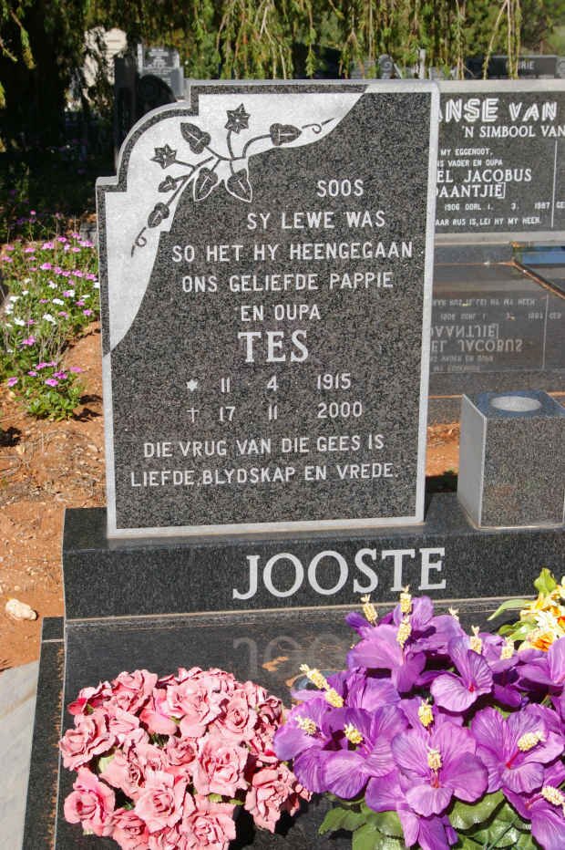 JOOSTE Tes 1915-2000