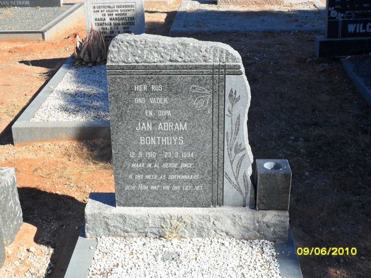 BONTHUYS Jan Abraham 1910-1994
