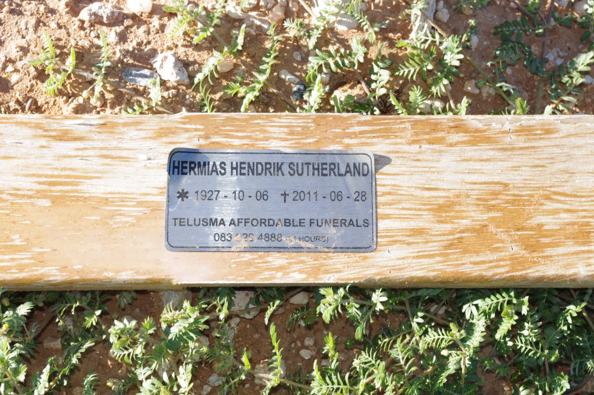 SUTHERLAND Hermias Hendrik 1927-2011