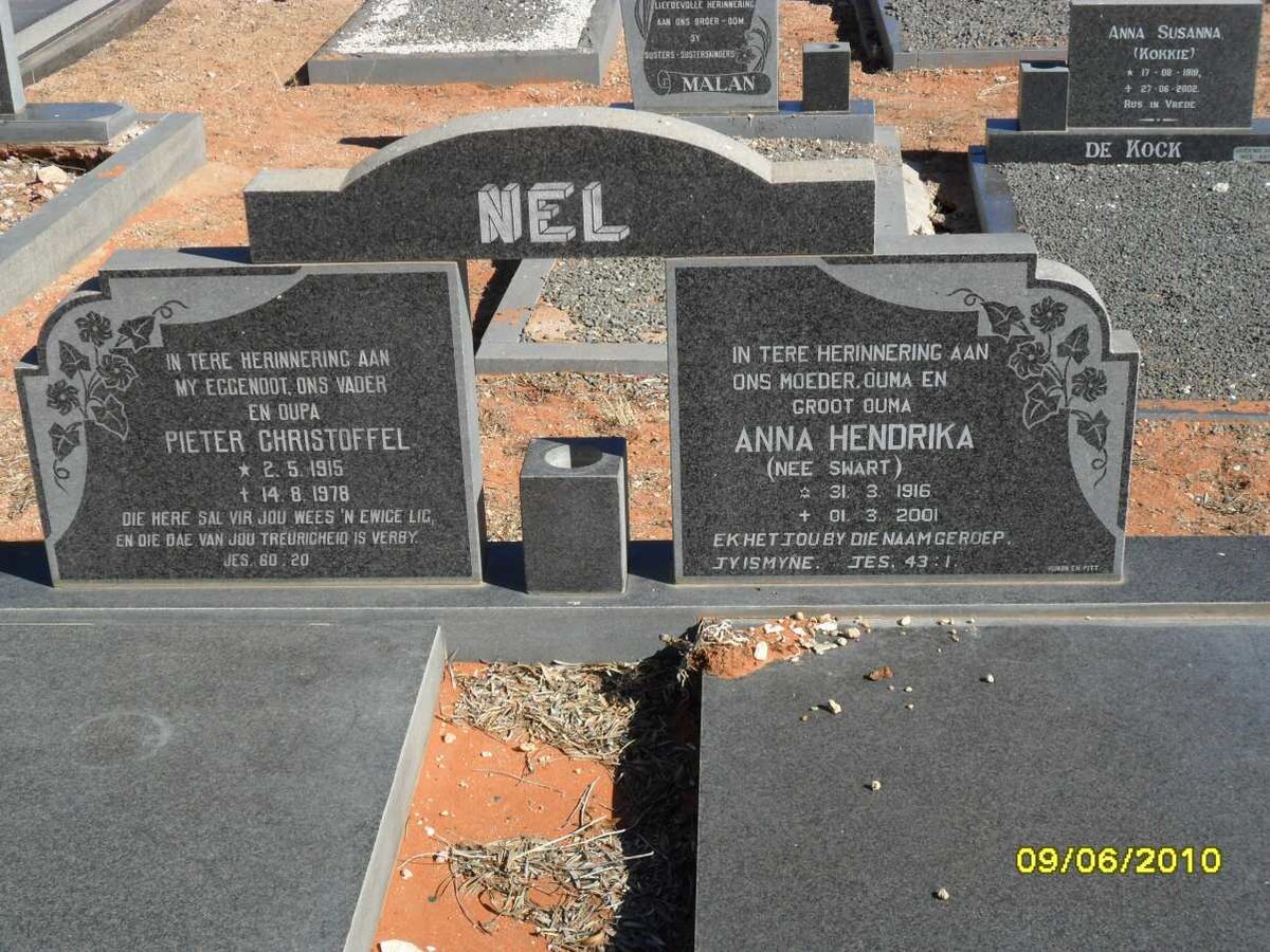NEL Pieter Christoffel 1915-1978 &amp; Anna Hendrika SWART 1916-2001