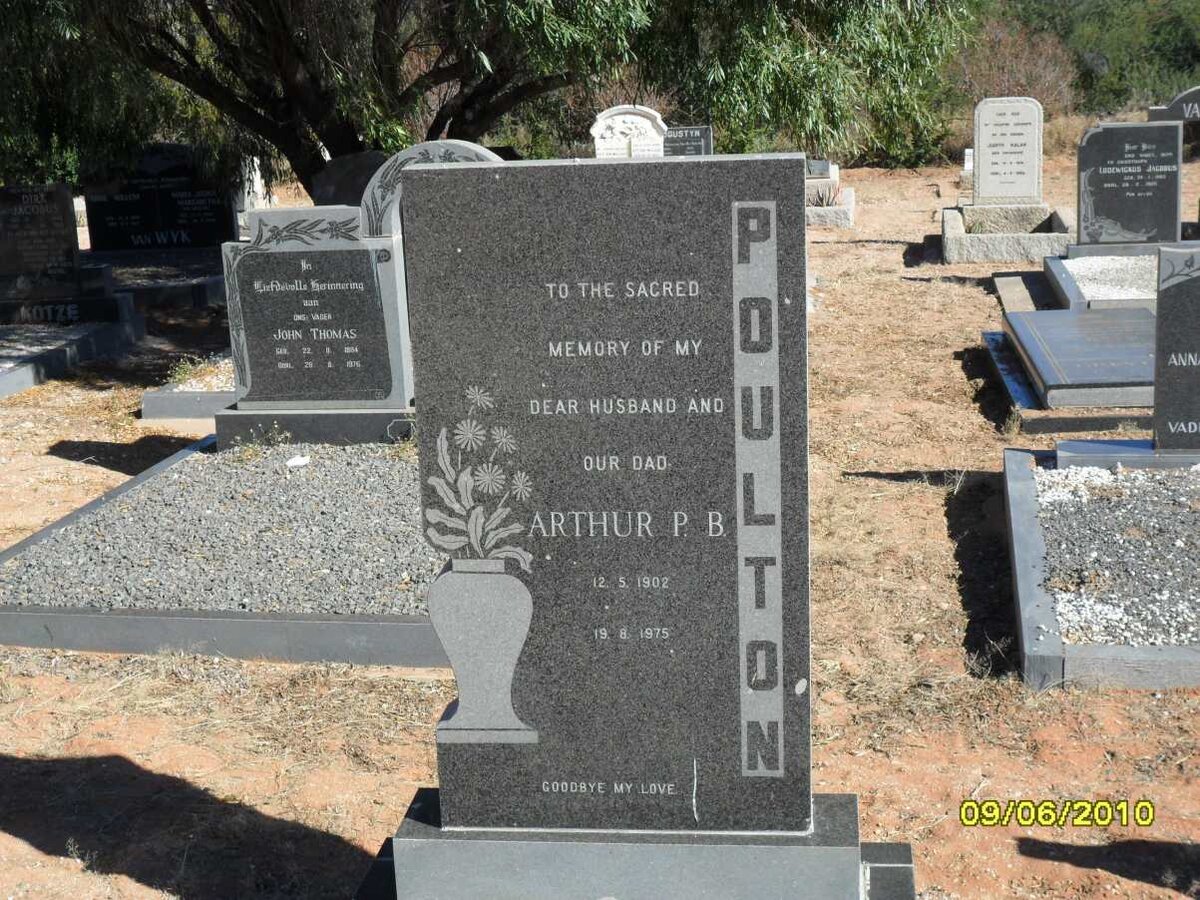 POULTON Arthur P.B. 1902-1975