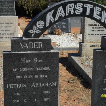 KARSTEN Petrus Abraham 1906-1975 &amp; Elsie Sophia 1902-1981