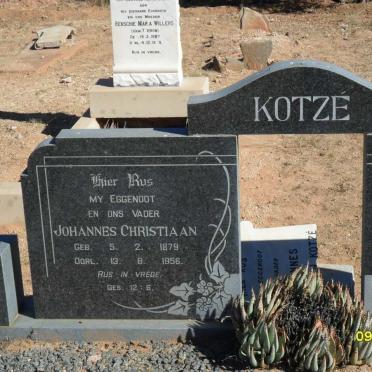 KOTZE Johannes Christiaan 1879-1956