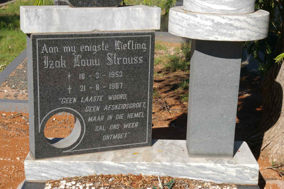 STRAUSS Izak Louw 1953-1987