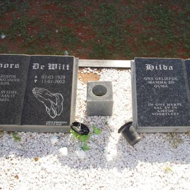 WITT Joors, de 1929-2003 &amp; Hilda 1930-2005