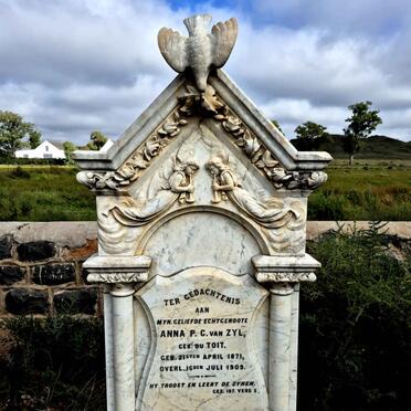 ZYL Anna P.C., van nee DU TOIT 1871-1909
