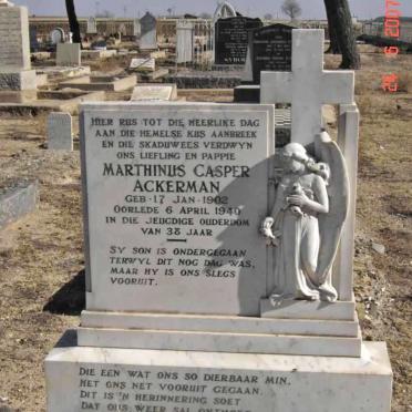 ACKERMAN Marthinus Casper 1902-1940