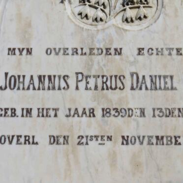 BOTHA Johannis Petrus Daniel 1839-1900 &amp; Elizabeth J. 1841-1918