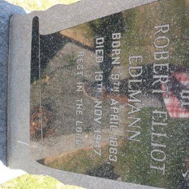 EDLMANN Robert Elliot 1863-1947