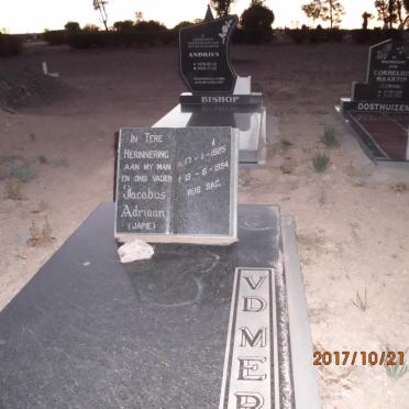 MERWE Jacobus Adriaan,v.d. 1925-1994