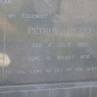 MERWE Petrus Retief, van der 1900-1970 &amp; Enid KRITZINGER 1907-2003