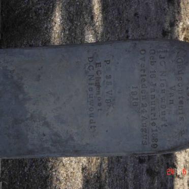 NIEUWOUDT I.J.C. 1839-1916