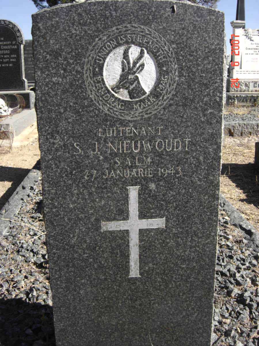 NIEUWOUDT Stephanus Johannes 1920-1943