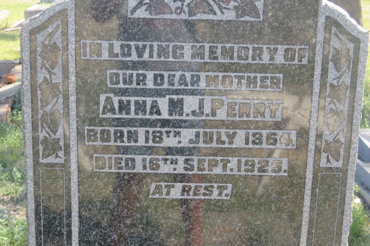 PERRY Anna M.J. 1864-1925