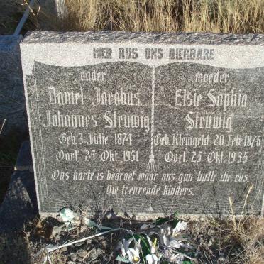 STRUWIG Daniel Jacobus Johannes 1874-1951 &amp; Elsie Sophia KLEINGELD 1876-1935