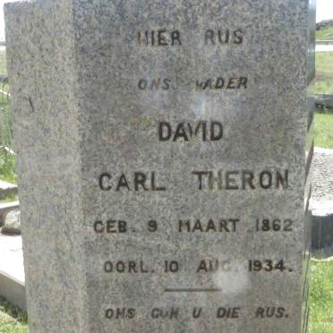 THERON David Carl 1862-1934 &amp; Magdalene Susunna SMIT 1865-1947