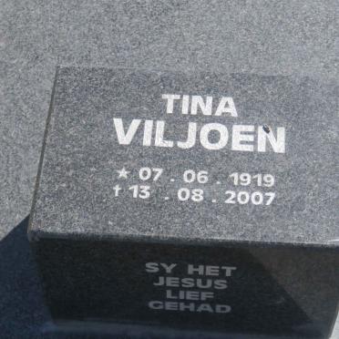 VILJOEN ? 1919-1994 :: VILJOEN Tina 1919-2007