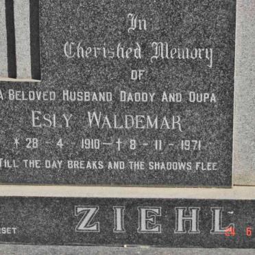 ZIEHL Esly Waldemar 1910-1971