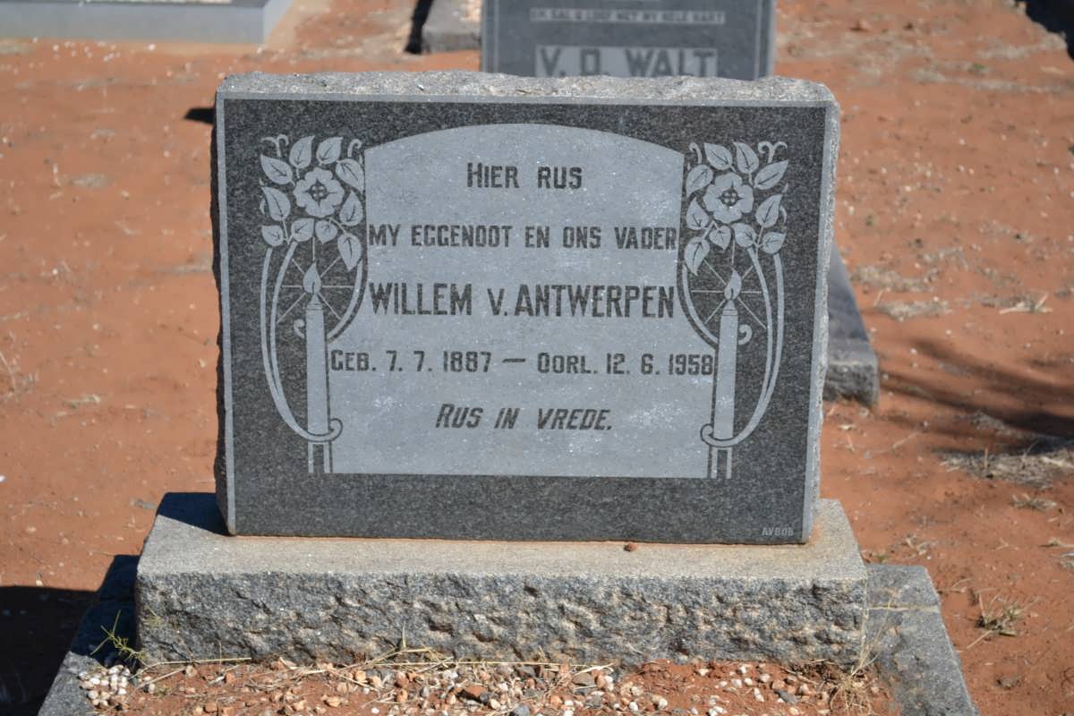 ANTWERPEN Willem, v. 1887-1958