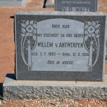 ANTWERPEN Willem, v. 1887-1958