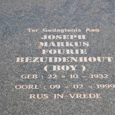 BEZUIDENHOUT Joseph Markus Fourie 1932-1999