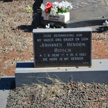 BOSCH Johannes Hendrik 1936-1993