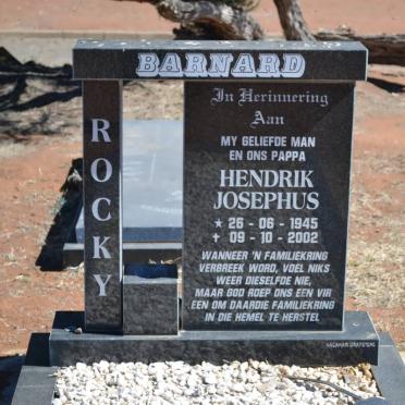 BARNARD Hendrik Josephus 1945-2002