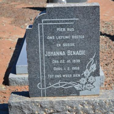 BENADIE Johanna 1939-1958