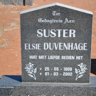 DUVENHAGE Elsie 1909-2002