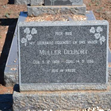 DELPORT Muller 1909-1956