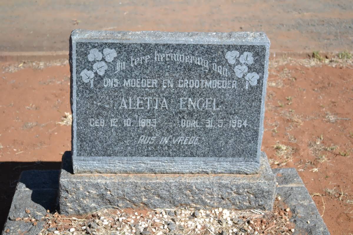 ENGEL Aletta 1883-1964