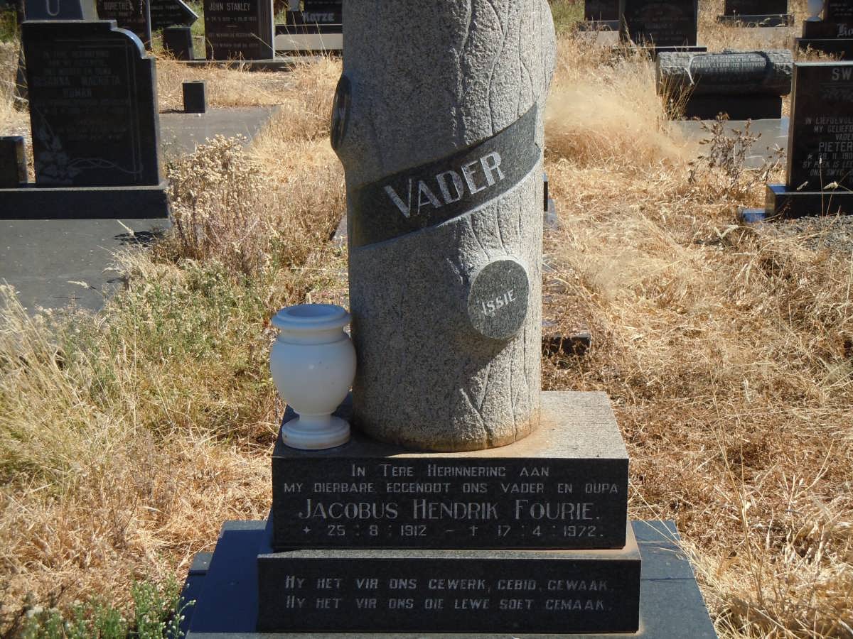 FOURIE Jacobus Hendrik 1912-1972